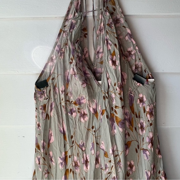 Intimately Free People Floral Boho Halter Dress with Adjustable Straps - Picture 8 of 12